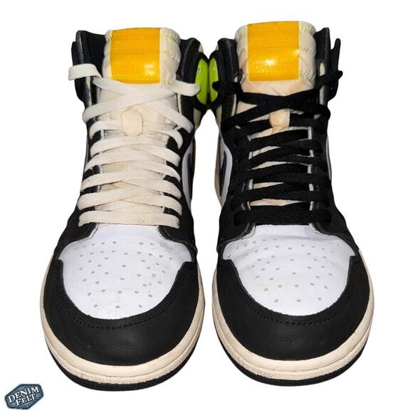 Jordan 1 Retro High Volt Gold White Black Men’s Size 9 Rare OG Colorway Shoe‎ main image 15